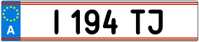 Truck License Plate